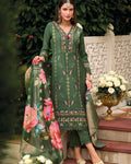 Green Viscose Silk Embroidered Suit – Size 44